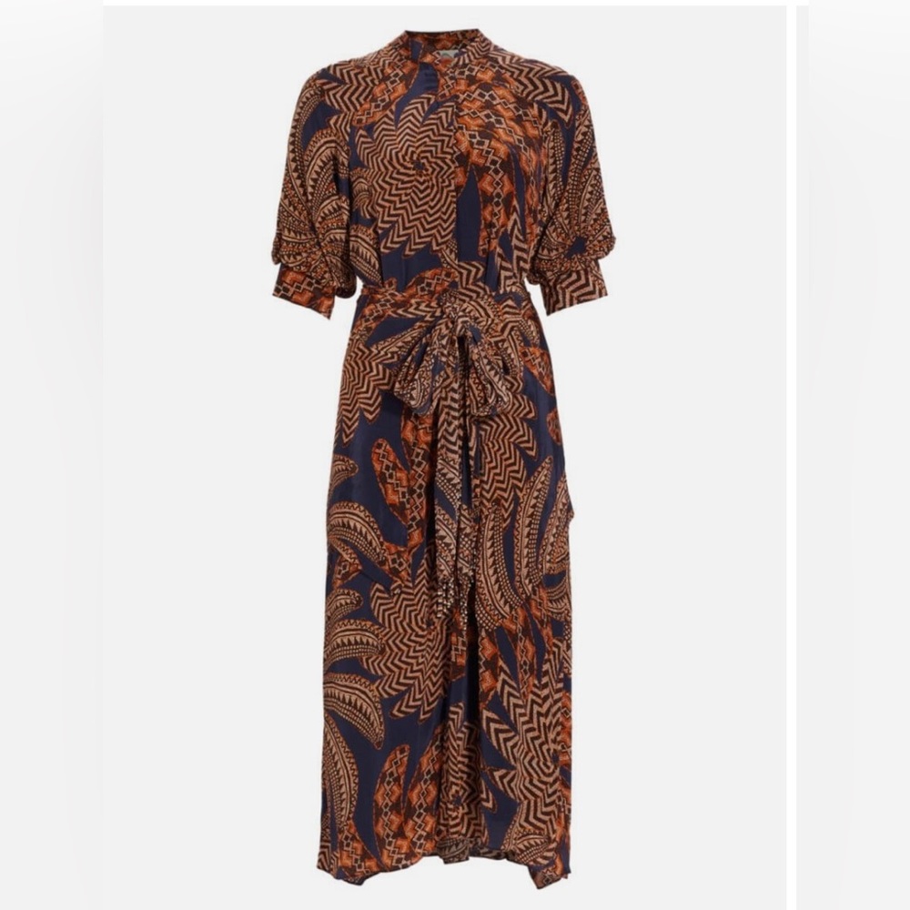 Farm Río Navy Yawanawa Vanahu Midi Dress - NWT

Size: XL